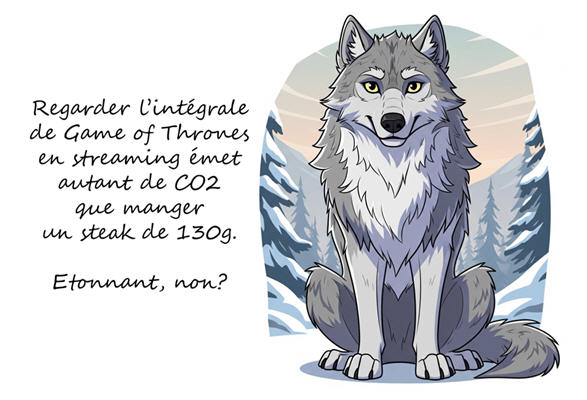 Loup de Game of Thrones