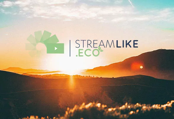 lever de soleil sur streamlike.eco